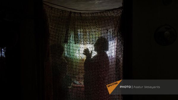 Вынужденная переселенка из Нагорного Карабаха Гаяне Ванесян в селе Ахиту Сюникской области - Sputnik Արմենիա
