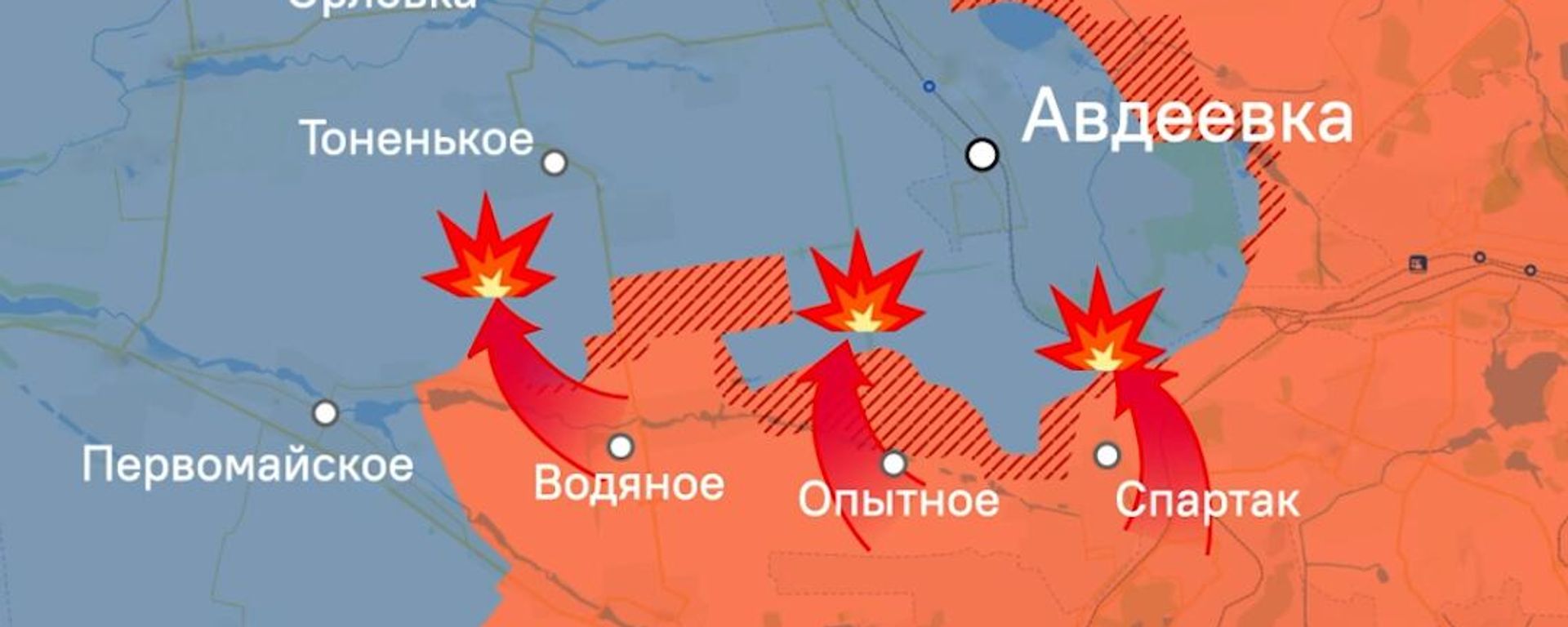 Вокруг Авдеевки образуется петля, диаметром 12 км - Sputnik Армения, 1920, 14.11.2023