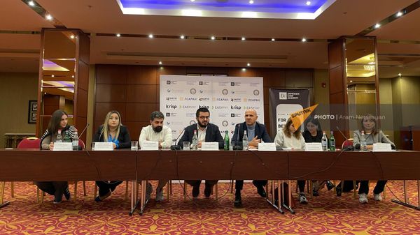 «Tech for Artsakh» նախաձեռնության անդամների ասուլիսը - Sputnik Արմենիա