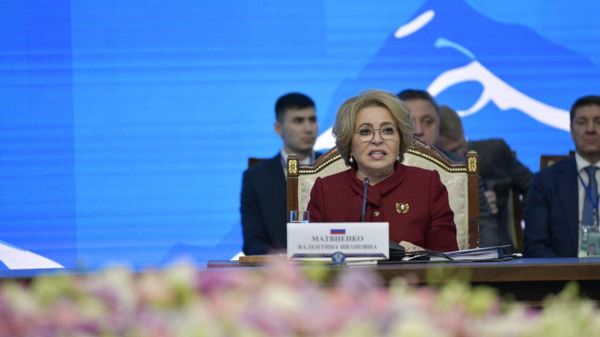 Председатель Совета Федерации РФ Валентина Матвиенко на межпарламентской ассамблея СНГ (17 ноября 2023). Бишкек - Sputnik Армения
