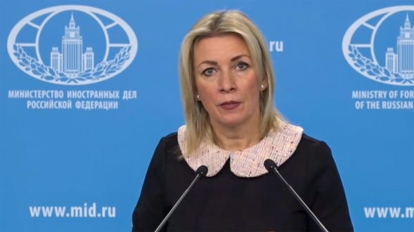 Мария Захарова во время еженедельного брифинга (22 ноября 2023). Москвa - Sputnik Армения