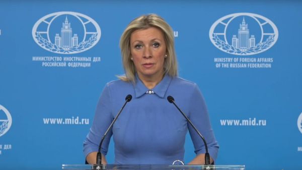 Мария Захарова во время еженедельного брифинга (6 декабря 2023). Москвa - Sputnik Армения