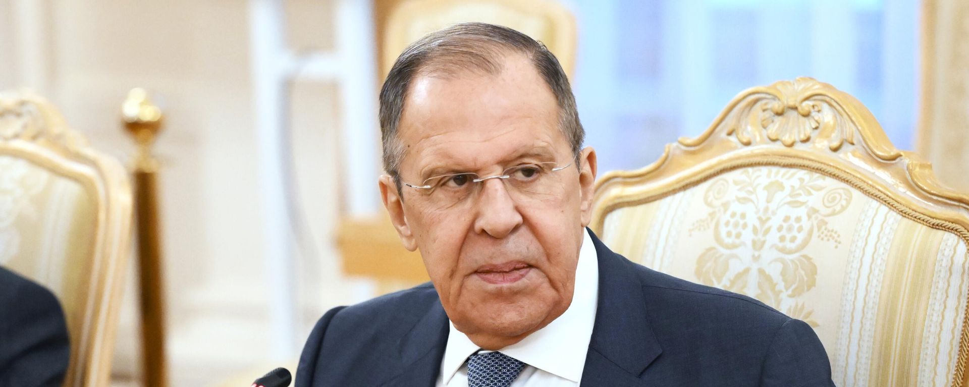 Министр иностранных дел РФ Сергей Лавров во время встречи с министром иностранных дел Венесуэлы Иваном Хиль Пинто (16 нояря 2023). Москва - Sputnik Армения, 1920, 26.12.2023