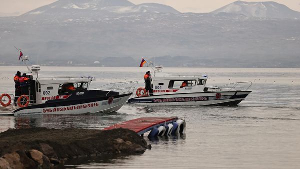 Служба водного патрулирования на территории, прилегающей к озеру Севан  - Sputnik Армения
