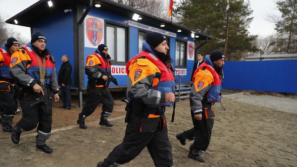 Служба водного патрулирования на территории, прилегающей к озеру Севан - Sputnik Армения