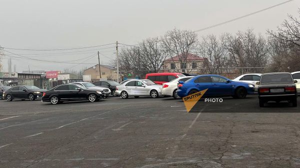 Վրացական համարանիշերով ավտոմեքենաների վարորդները դուրս են եկել բողոքի ավտոերթի - Sputnik Արմենիա