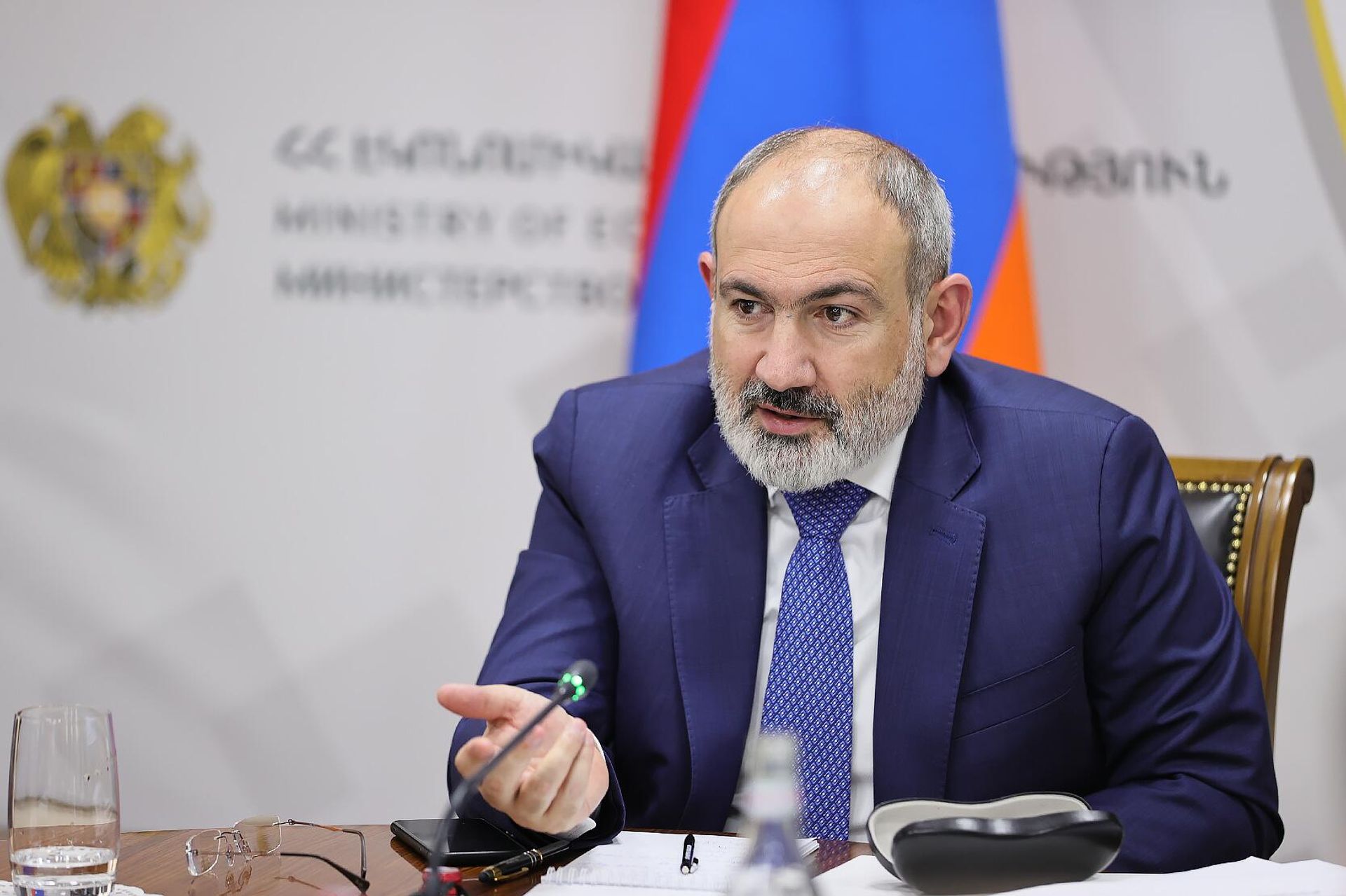 Премьер-министр Никол Пашинян на обсуждении отчета о деятельности за 2023 год в Министерстве экономики (22 декабря 2023). Еревaн - Sputnik Արմենիա, 1920, 22.12.2023