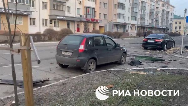 Последствия удара ВСУ по центру Белгорода - Sputnik Армения