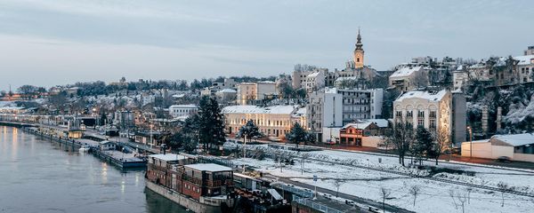 Панорама зимнего Белграда Панорама зимнего Белграда - Sputnik Армения