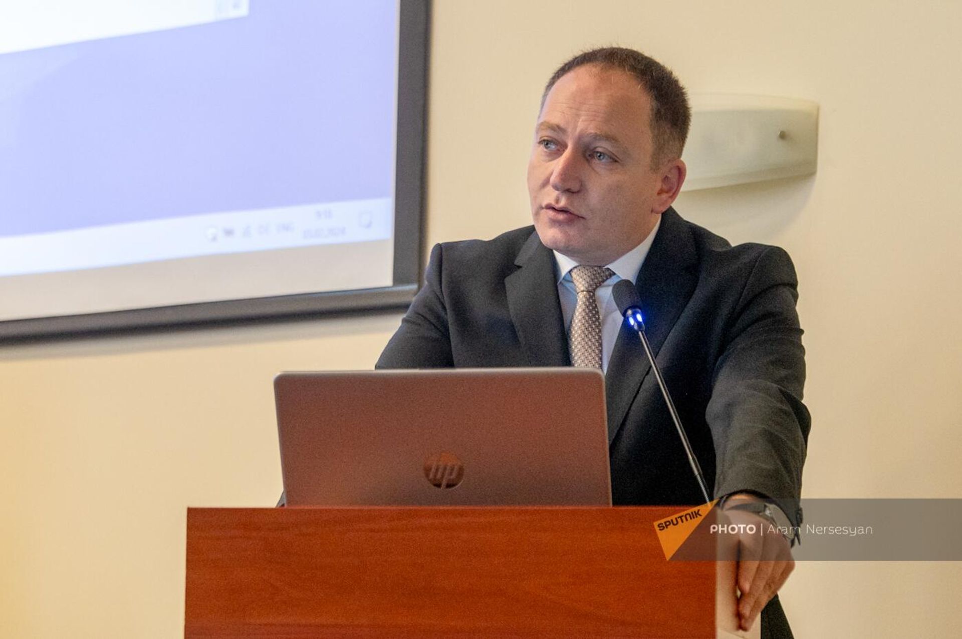 Директор Национального онкологического центра Нарек Манукян на IV национальном онкологическом конгрессе (3 февраля 2024). Джермук Директор Национального онкологического центра Нарек Манукян на IV национальном онкологическом конгрессе (3 февраля 2024). Джермук - Sputnik Армения, 1920, 03.02.2024