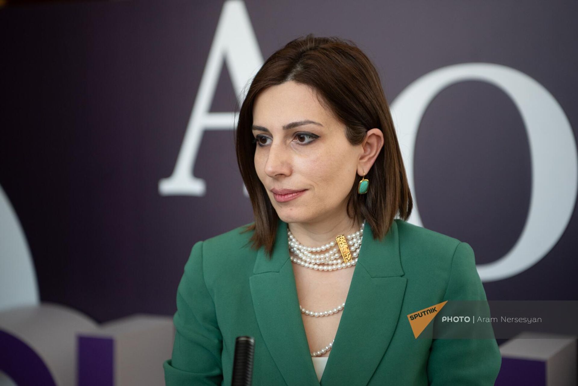 Министр здравоохранения Анаит Аванесян на IV Национальном онкологическом конгрессе - Sputnik Արմենիա, 1920, 08.02.2024