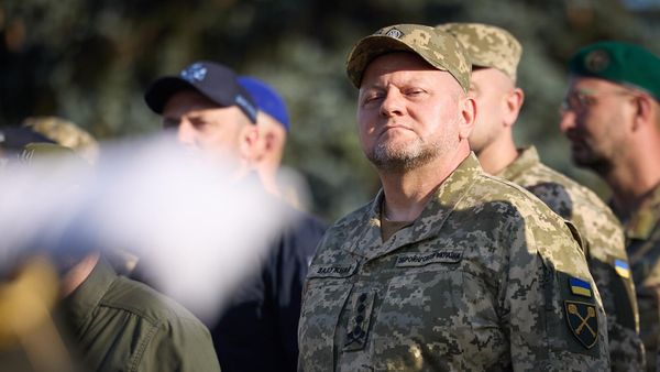 Главнокомандующий Вооружёнными силами Украины Валерий Залужный в День Государственного флага (23 августа 2023). Киев - Sputnik Армения