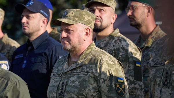 Главнокомандующий Вооружёнными силами Украины Валерий Залужный в День Государственного флага (23 августа 2023). Киев - Sputnik Армения