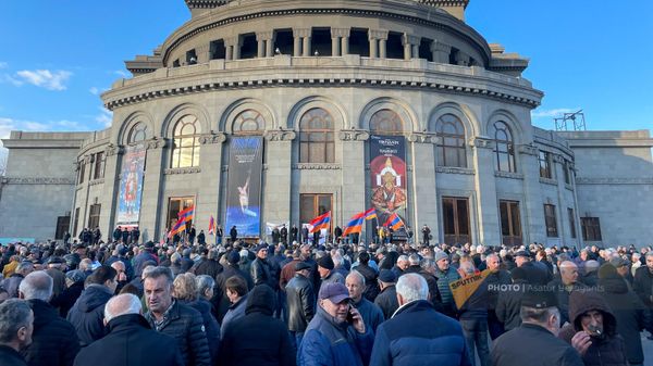 Оппозиционный митинг на площади Свободы (20 февраля 2024). Еревaн - Sputnik Армения