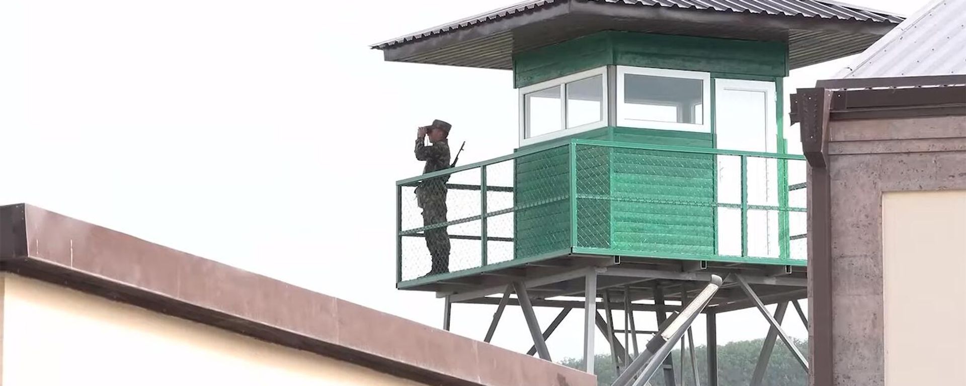В одном из отрядов пограничных войск состоялась церемония открытия новых пограничных застав - Sputnik Армения, 1920, 27.03.2024