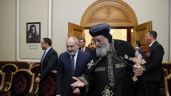 Նիկոլ Փաշինյանն այցելել է Աբբասիայի Սուրբ Մարկոսի ուղղափառ տաճարի պատրիարքարան - Sputnik Արմենիա