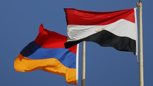 Հայաստանի ու Եգիպտոսի դրոշները - Sputnik Արմենիա