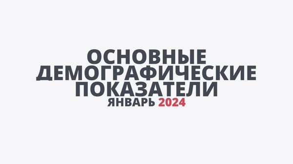 Основные демографические показатели за январь 2024 - Sputnik Армения