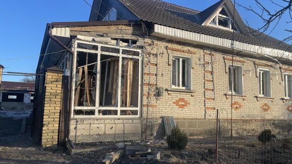 Результаты обстрела со стороны ВСУ села Гончаровка (11 марта 2024). Суджанский район, Курская область - Sputnik Армения