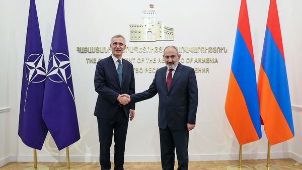Նիկոլ Փաշինյան և Յենս Ստոլտենբերգ - Sputnik Արմենիա