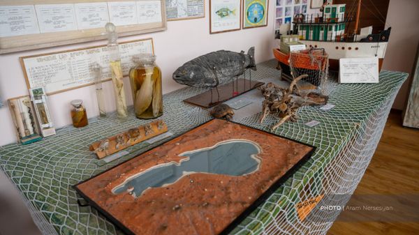 Макет озера Севан в туристическом центре Севанского национального парка - Sputnik Армения