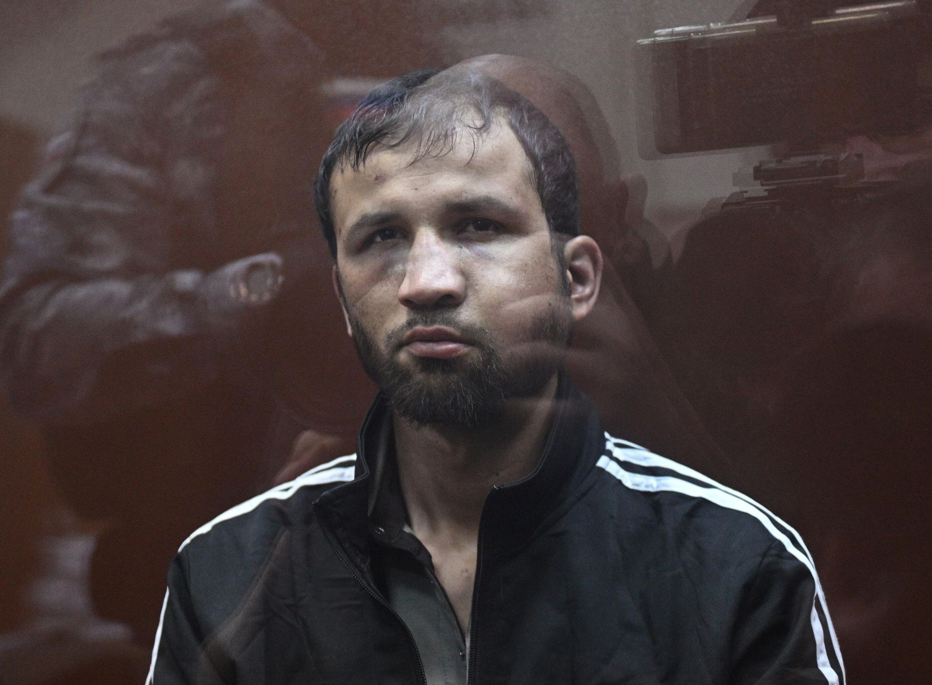 Фаридуни Шамсидин, задержанный по подозрению в террористическом акте в Крокус Сити Холл, в здании Басманного суда (24 марта 2024). Москва Фаридуни Шамсидин, задержанный по подозрению в террористическом акте в Крокус Сити Холл, в здании Басманного суда (24 марта 2024). Москва - Sputnik Армения, 1920, 25.03.2024