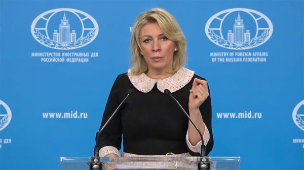Мария Захарова во время еженедельного брифинга (27 марта 2024). Москвa - Sputnik Армения