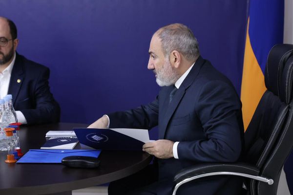 Նիկոլ Փաշինյանը «Քաղաքացիական պայմանագիր» կուսակցության վարչության նիստում (24 փետրվարի, 2024 թ.) - Sputnik Արմենիա