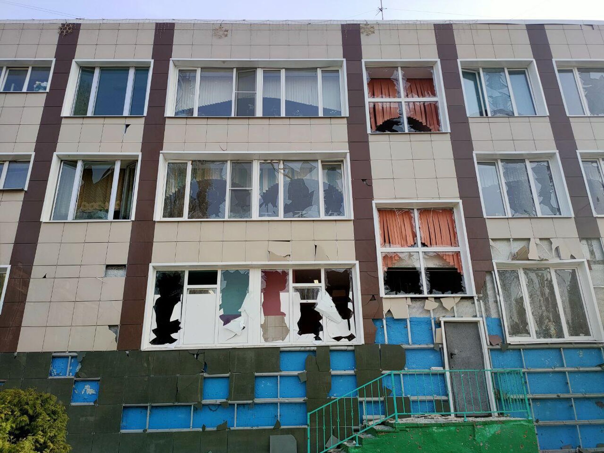 Последствия обстрела Белгорода украинскими ВС (1 апреля 2024). Белгород - Sputnik Армения, 1920, 01.04.2024