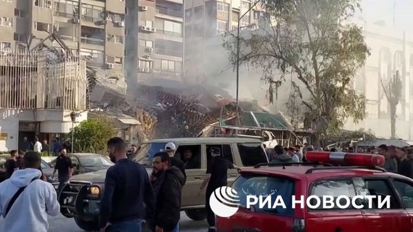 Дамаск после израильского удара по району, где расположено посольство Ирана - Sputnik Армения