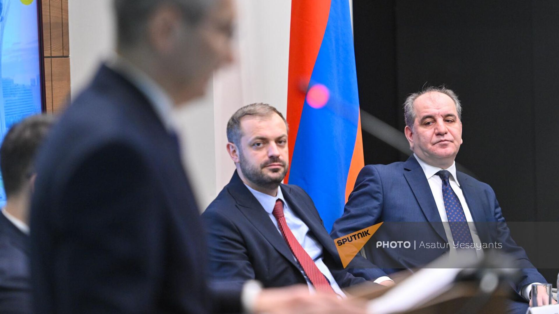 Министр экономики Геворк Папоян на армяно-казахском форуме (9 апреля 2024). Ереван Министр экономики Геворк Папоян на армяно-казахском форуме (9 апреля 2024). Ереван - Sputnik Армения, 1920, 09.04.2024