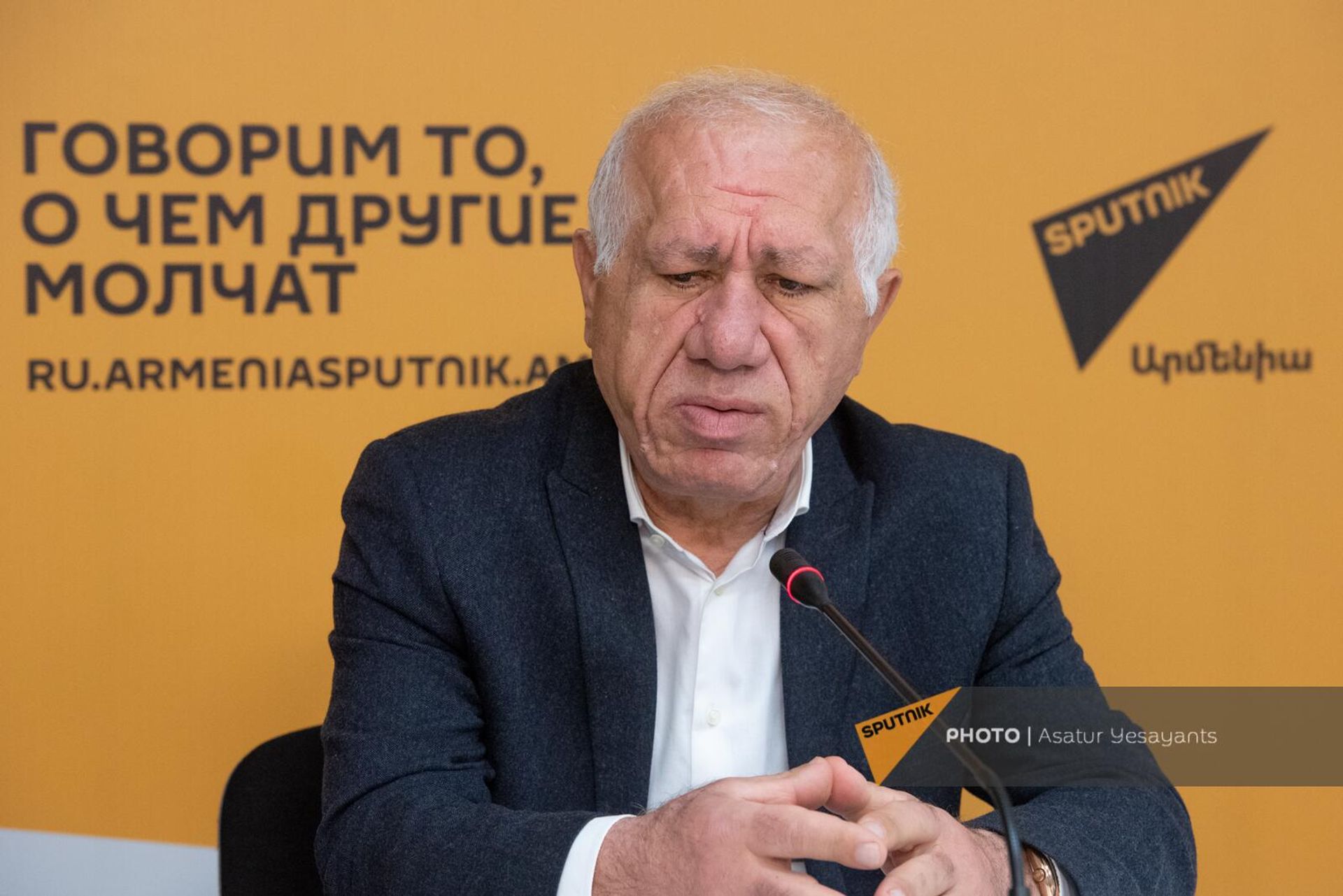 Пресс-конференция бывшего замминистра сельского хозяйства Ашота Арутюняна (16 апреля 2024). Еревaн - Sputnik Армения, 1920, 16.04.2024