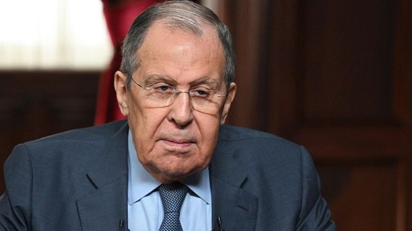 Министр иностранных дел РФ Сергей Лавров во время интервью радиостанциям Sputnik, Комсомольская правда и Говорит Москва (19 апреля 2024). Москвa - Sputnik Армения