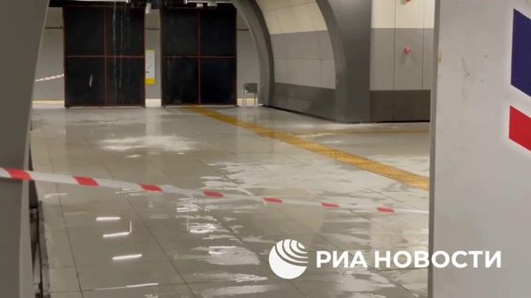 Залитая водой станция стамбульского метро - Sputnik Армения