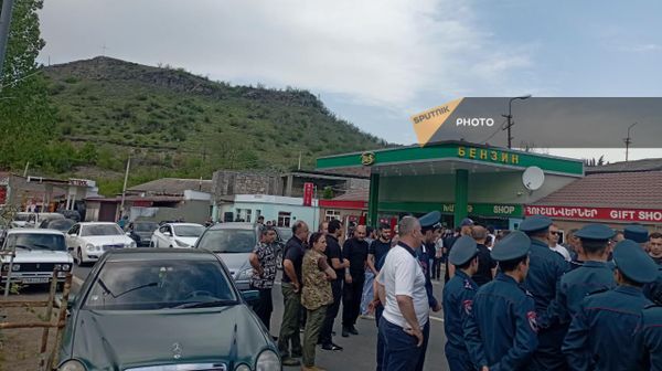 Ակցիա Նոյեմբերյան–Բագրատաշեն ճանապարհին - Sputnik Արմենիա