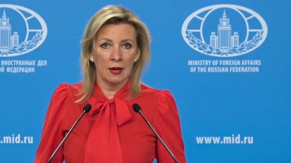 Мария Захарова во время еженедельного брифинга (25 апреля 2024). Москвa - Sputnik Армения
