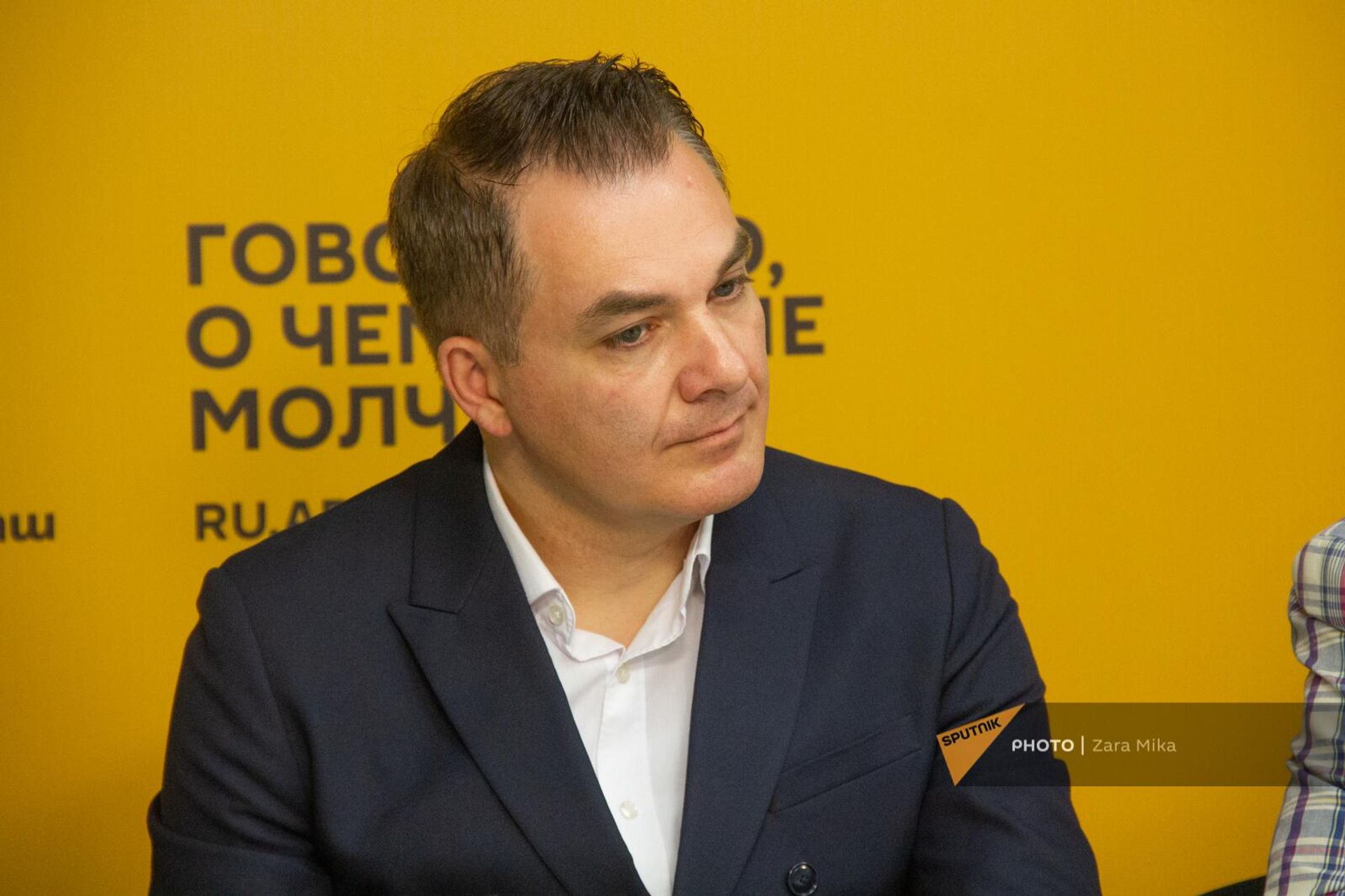 Армен Саркисян на пресс-конференции в мультимедийном пресс-центре Sputnik (29 апреля 2024). Еревaн - Sputnik Армения, 1920, 29.04.2024