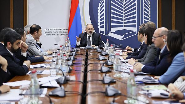 ՀՀ էկոնոմիկայի նախարարության մտավոր սեփականության գրասենյակի 2023 թ. գործունեության հաշվետվության քննարկումը  - Sputnik Արմենիա