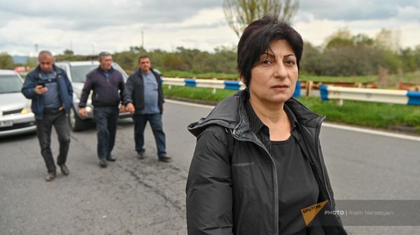 Шествие Тавуш во имя Родины  во главе с епископом Багратом Галстаняном в Гегаркуникской области (6 мая 2024). Севан - Sputnik Армения