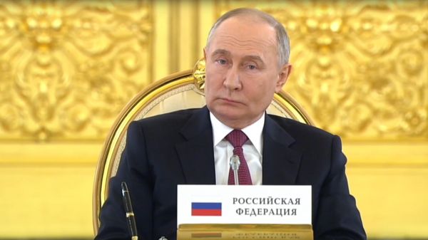 Президент РФ Владимир Путин на заседании Высшего Евразийского экономического совета (ВЕЭС) на саммите стран - участниц Евразийского экономического союза (ЕАЭС) (8 мая 2024). Москва - Sputnik Армения