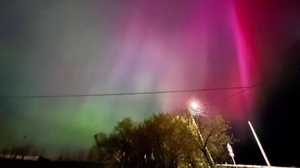 Северное сияние в Тюменской области  - Sputnik Армения
