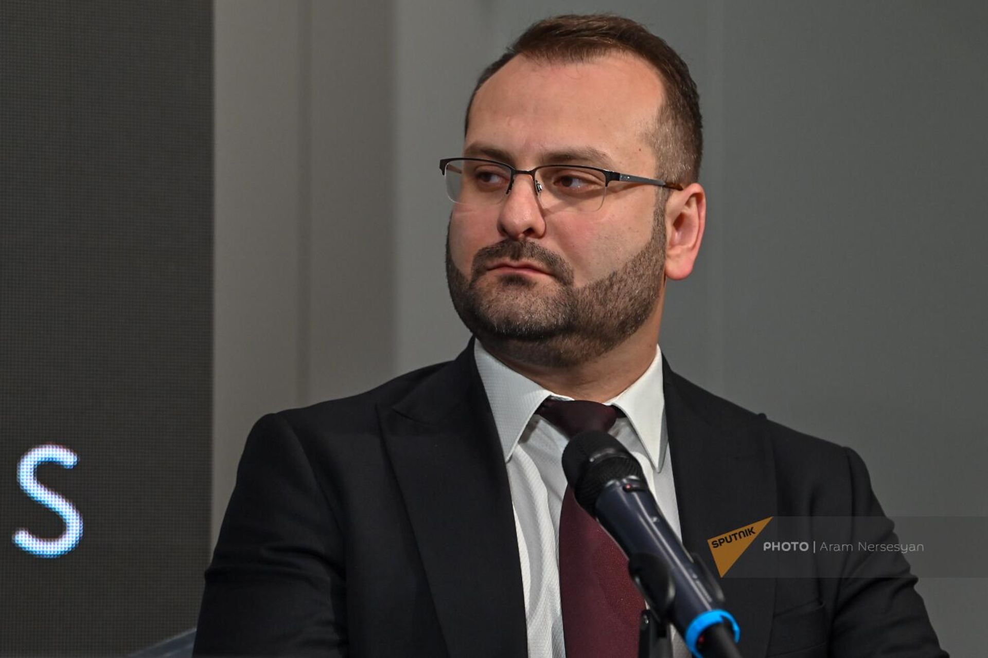Глава оргкомитета Всемирного конгресса информационных технологий WCIT-2024 Айк Карапетян на пресс-конференции о предстоящем форуме (20 мая 2024). Еревaн - Sputnik Արմենիա, 1920, 20.05.2024