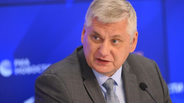 Сергей Маркедонов во время круглого стола Ситуация в республиках Южного Кавказа: противостояние политических сил (23 мая 2024). Москвa - Sputnik Армения