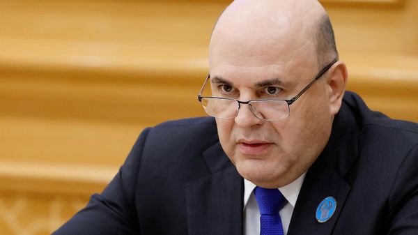 Председатель правительства РФ Михаил Мишустин на заседании Совета глав правительств СНГ в узком составе (24 мая 2024). Ашхабад - Sputnik Армения