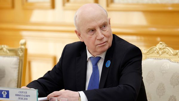 Генеральный секретарь Содружества независимых государств Сергей Лебедев на заседании Совета глав правительств СНГ в узком составе (24 мая 2024). Ашхабад - Sputnik Армения