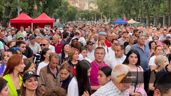 Митинг движения Тавуш во имя Родины на проспекте Баграмяна (13 июня 2024). Еревaн - Sputnik Армения