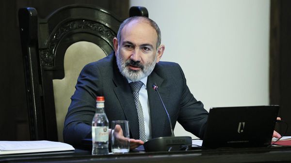 Премьер-министр Никол Пашинян на очередном заседании правительства (14 июня 2024). Еревaн - Sputnik Армения