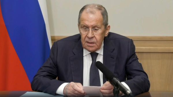 Сергей Лавров на брифинге по итогам заседания СМИД ОДКБ в Казахстане (20 июня 2024). Алматы - Sputnik Армения
