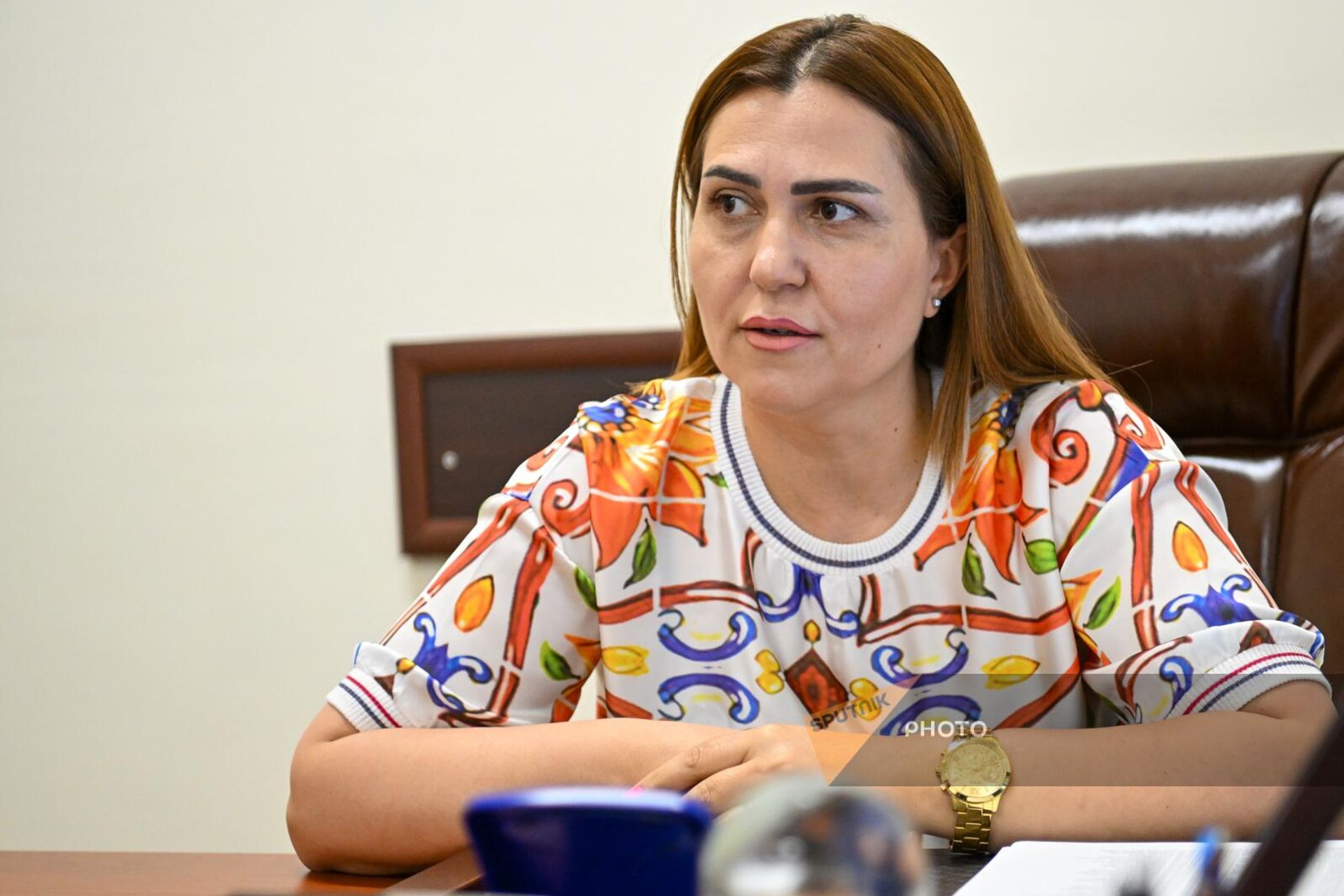 Руководитель отдела Кентрон-1 службы миграции и гражданства МВД РА Анна Сагателян - Sputnik Արմենիա, 1920, 02.07.2024