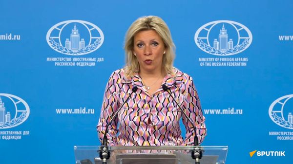 Мария Захарова во время еженедельного брифинга (18 июля 2024). Москвa - Sputnik Армения